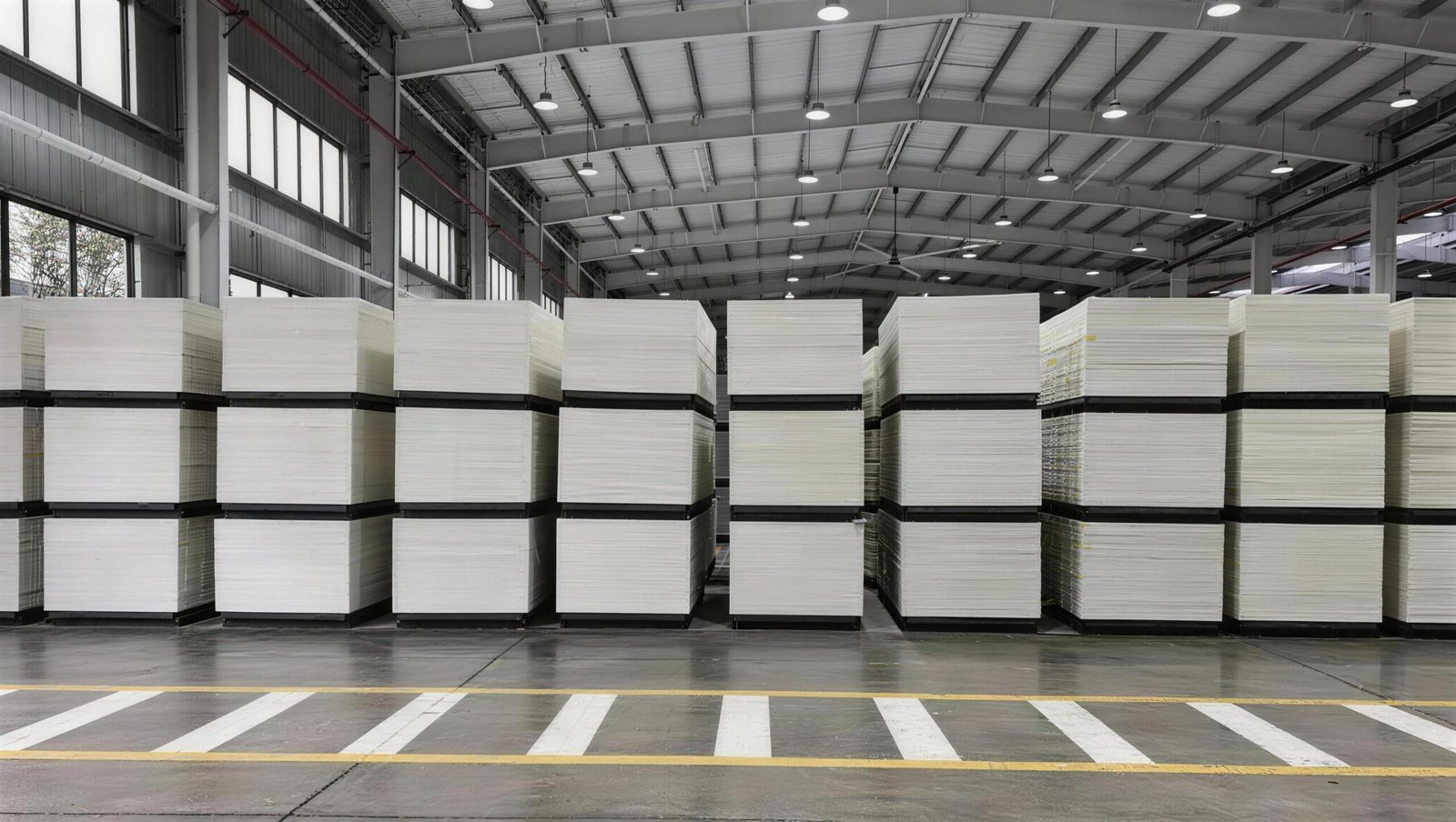 Warehouse material stock
